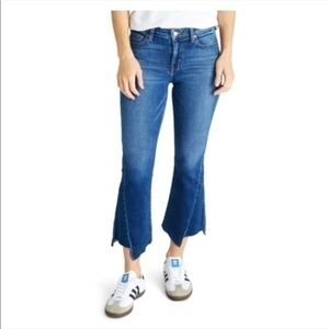 ETICA micki crop flare blue dawn jeans